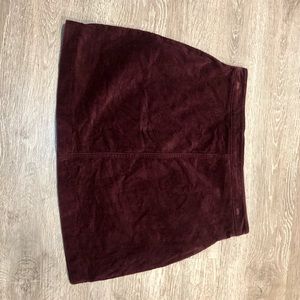Corduroy skirt